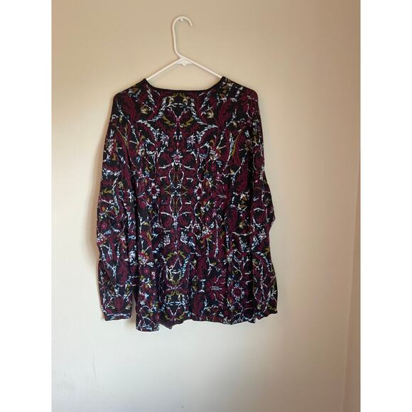 Grandpa Sweater Wool Blend Cozy Long Sleeve Knit Fall Jewel Tone Size XL Cottage - Picture 2 of 5